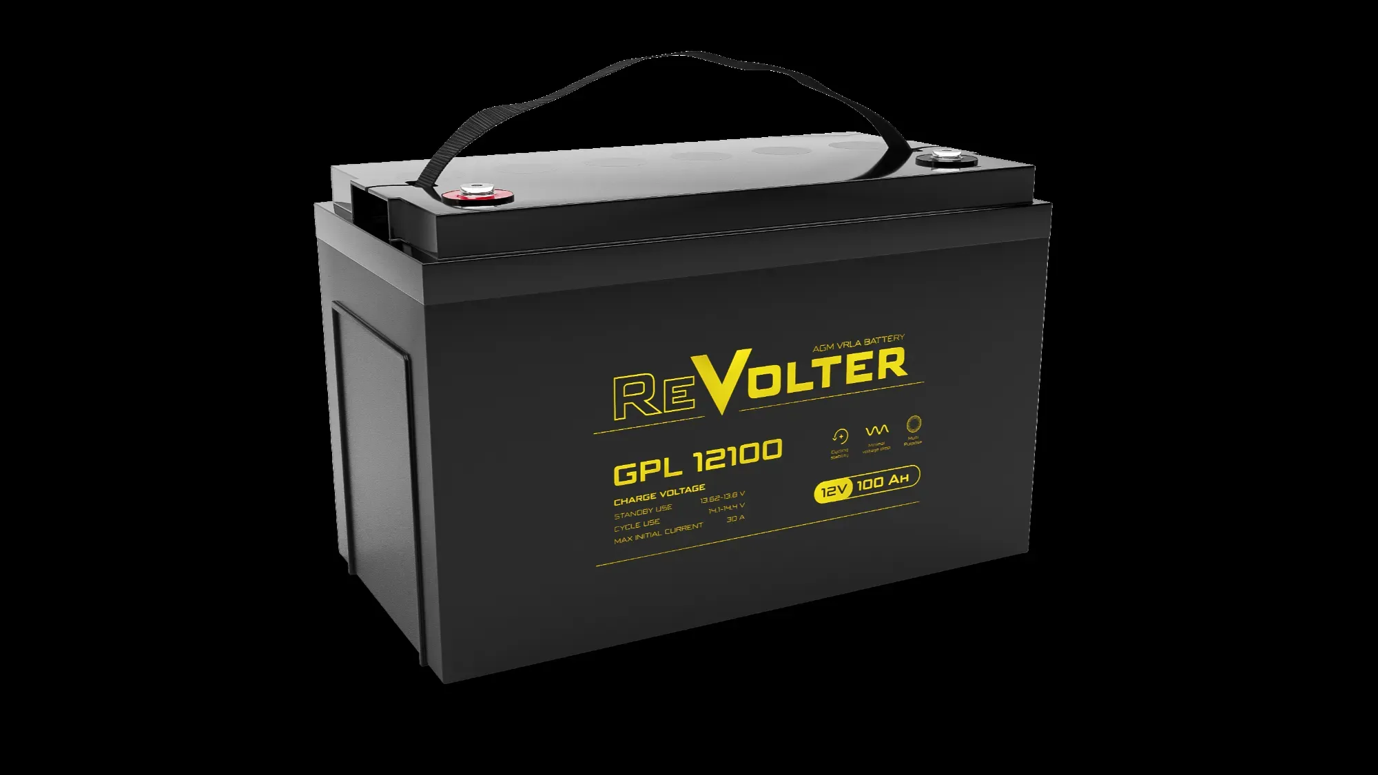 Аккумуляторная батарея Revolter GPL 12В 100Ач Revolter GPL 12100