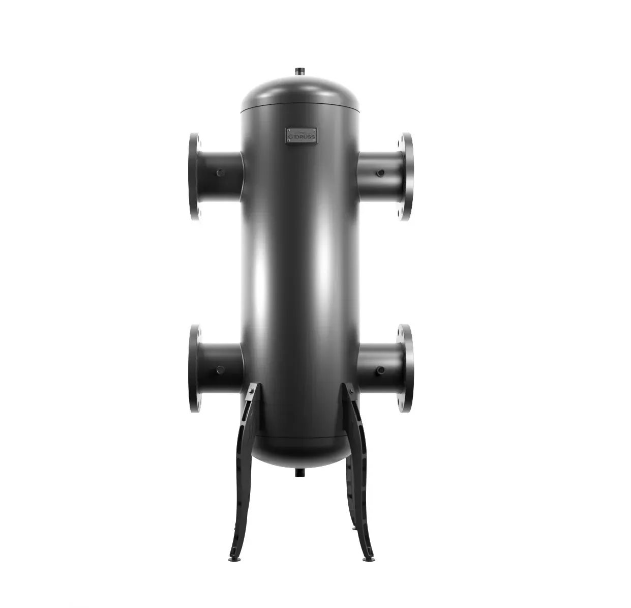 Стрелка гидравлическая GR-2000-150 DN 150 фланцевое соединение до 2000 кВт ст. 09Г2С Gidruss GR 20F00 20