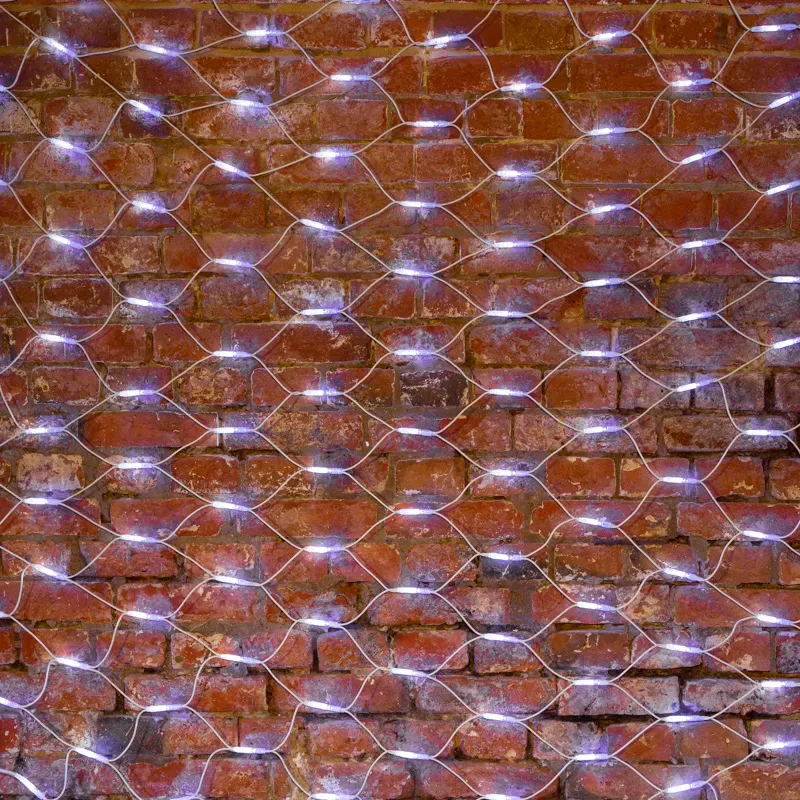 Гирлянда Сеть 2x3 м, белый каучук, 432 LED белые Neon-Night 217-145