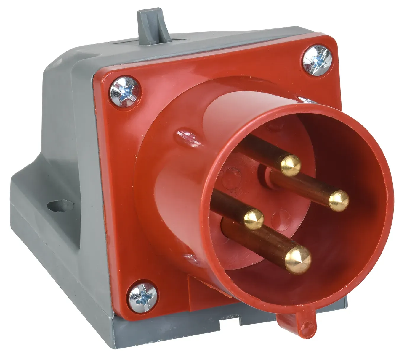 Вилка кабельная 32а 3р+e iр44 на поверхность 380в 524 IEK PSR52-032-4