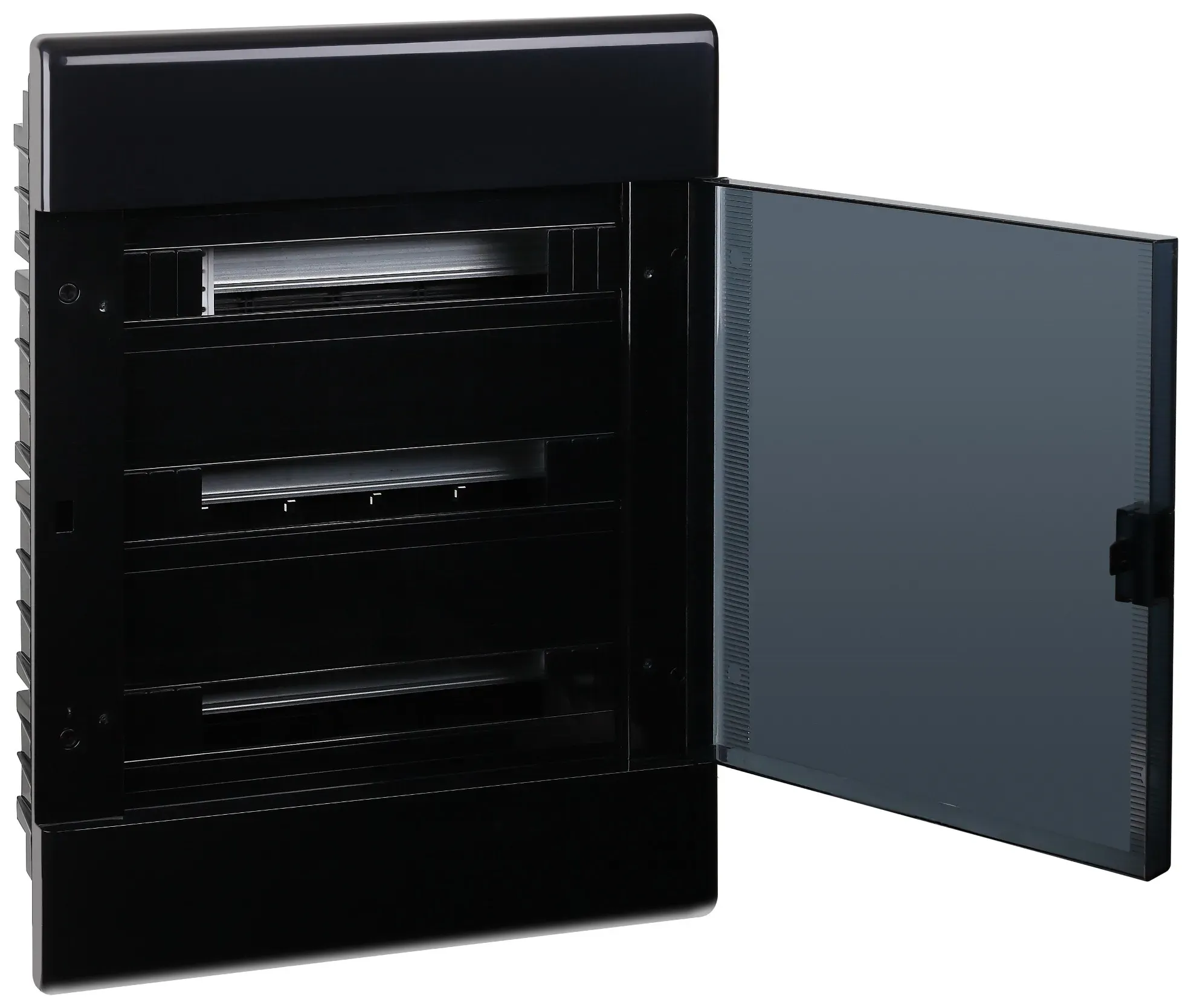 Щиток для скрытой проводки на 54 модуля с дверцей 645х464х116 мм (черный) RUVINIL 68154Ч