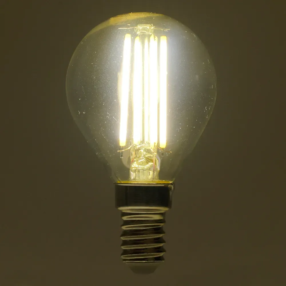 Лампа светодиодная LED 6вт Е14 белый шар FILAMENT Feron.PRO