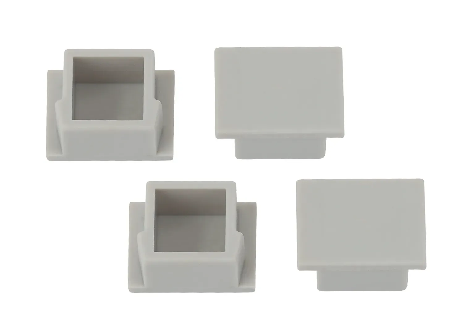 Набор заглушек для профиля CAB261, 4 глухие (500/15000) ЭРА Б0039432