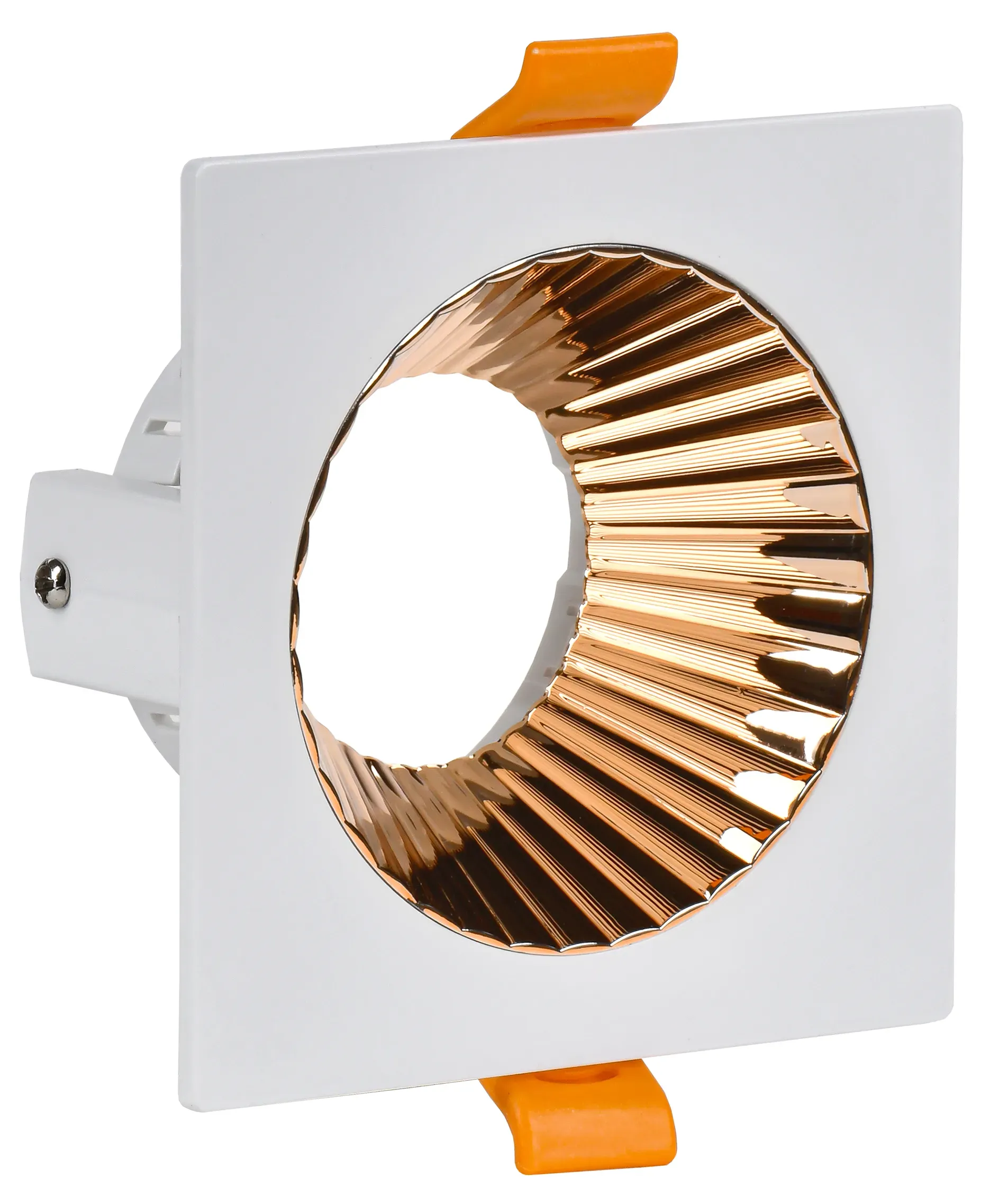 LIGHTING Светильник 4109 встраиваемый поворотный под лампу GU10 белый/золото пластик IEK IEK LT-UVB0-4109-GU10-1-K22