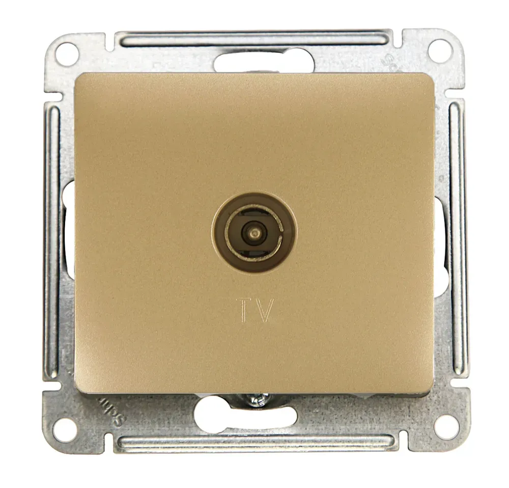 Коннектор GLOSSA TV антенна механизм перламутр SE (Потенциал) GSL000693