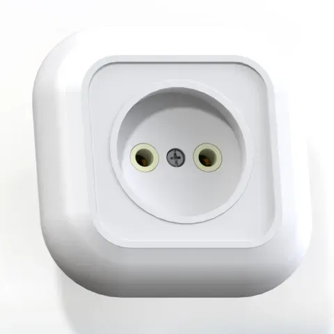 Валентина Розетка 1 пост скрытая белый РС10-153 Кунцево 7651