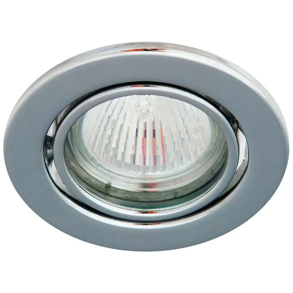 Светильник ИВО-50w 12в G5.3 поворотный хром FERON 15118