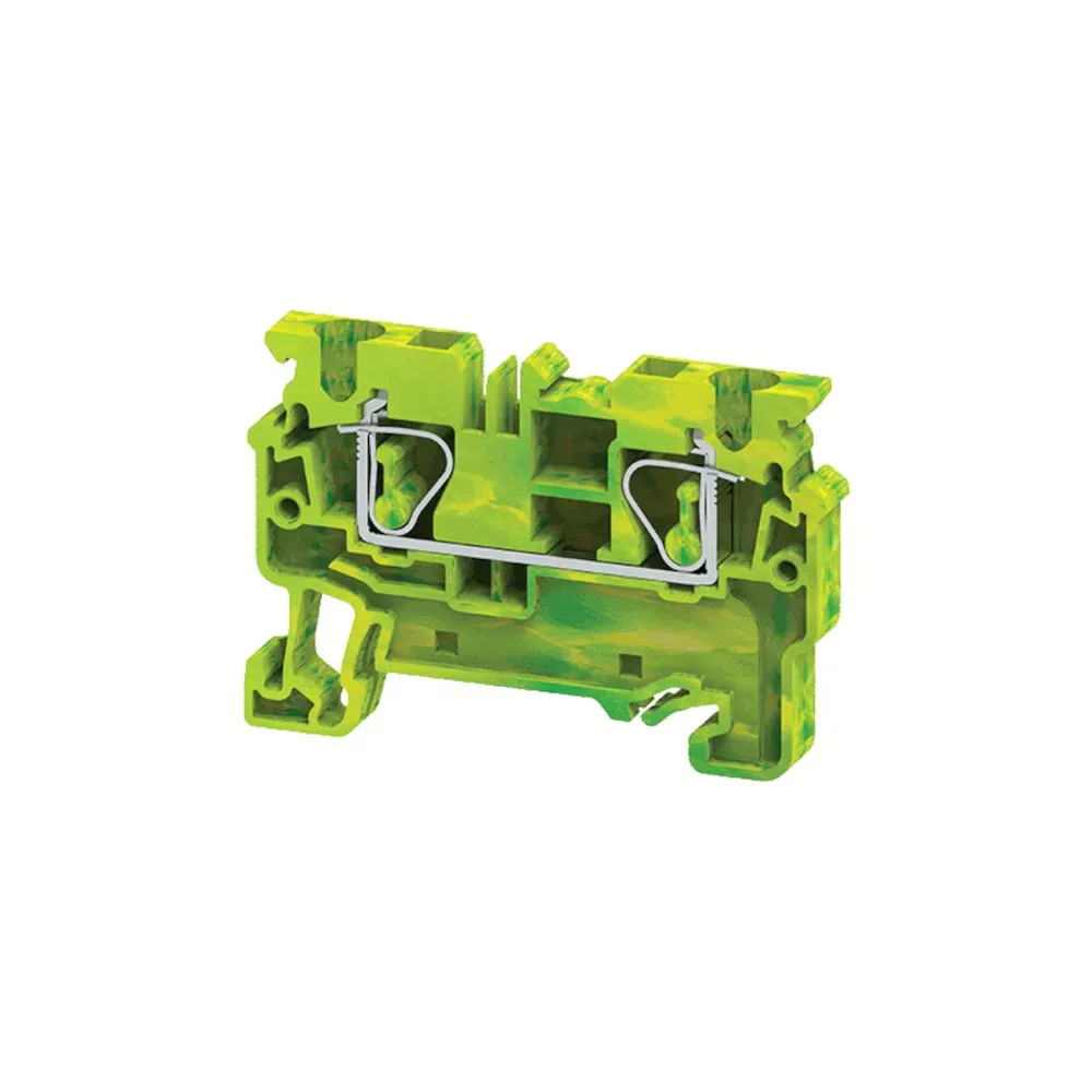 Клемма заземляющая пружинная OptiClip CXG-4-PE-(0,2-4) КЭАЗ Optima (от-ка) 289760