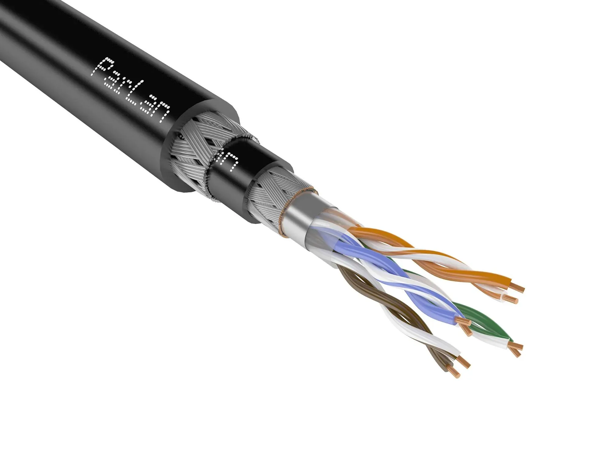 Кабель (провод) ParLan Patch ARM SF/UTP Cat5e PE 4х2х0,90
