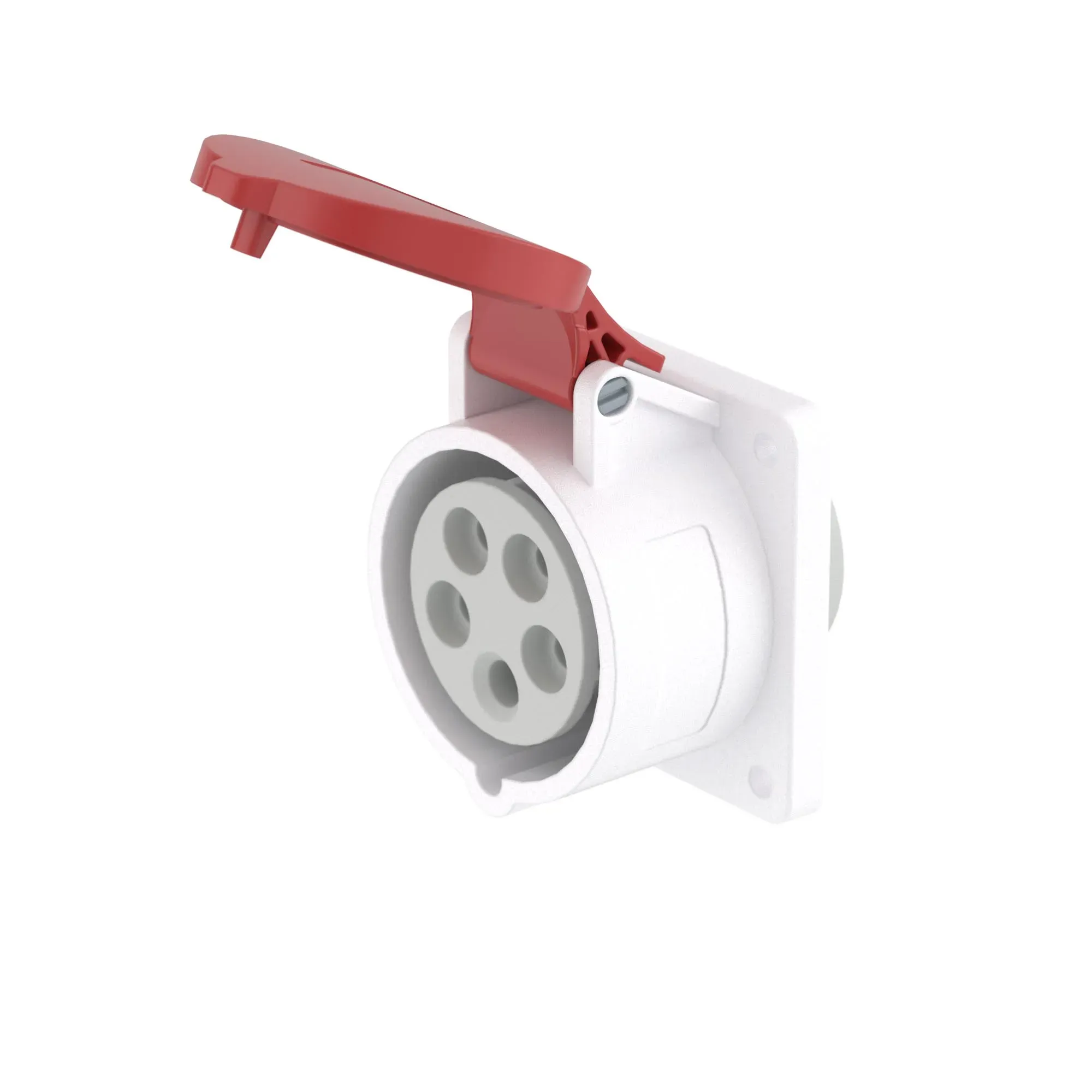 Розетка кабельная скрытой установки ip44 32a 3p+e+n 400v ДКС DIS4223267