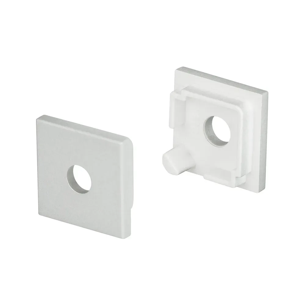 Заглушка SL-KANT-H16 SQUARE с отверстием (ARL, Пластик) Arlight 024485