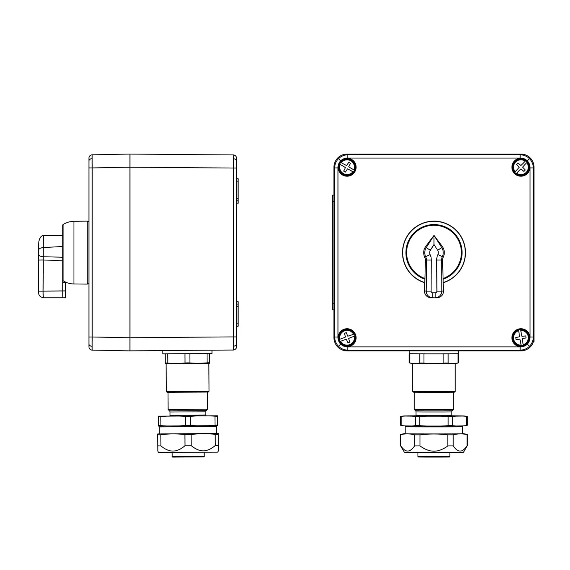 Взрывозащищенный пост управления из полиэстера CPE-P-03-(1xPB54(11))-1xKAEPM2MHK-20(C)1Ex d e IIC Т5 Gb / Ex tb IIIC T95°C Db IP66 / КЗ DKC 2231.031.22.11A