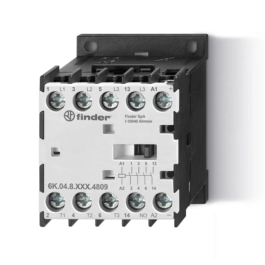 Мини-контактор 4NO 9A (АС3 400В) 24В DС IP20 Finder FINDER 6K0490244309