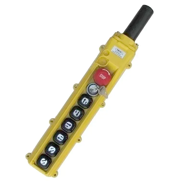 Пульт HOB-84 BH3 (6 кнопок, 2 скор., авар. стоп, ключ) Кранэлектро 00000015647