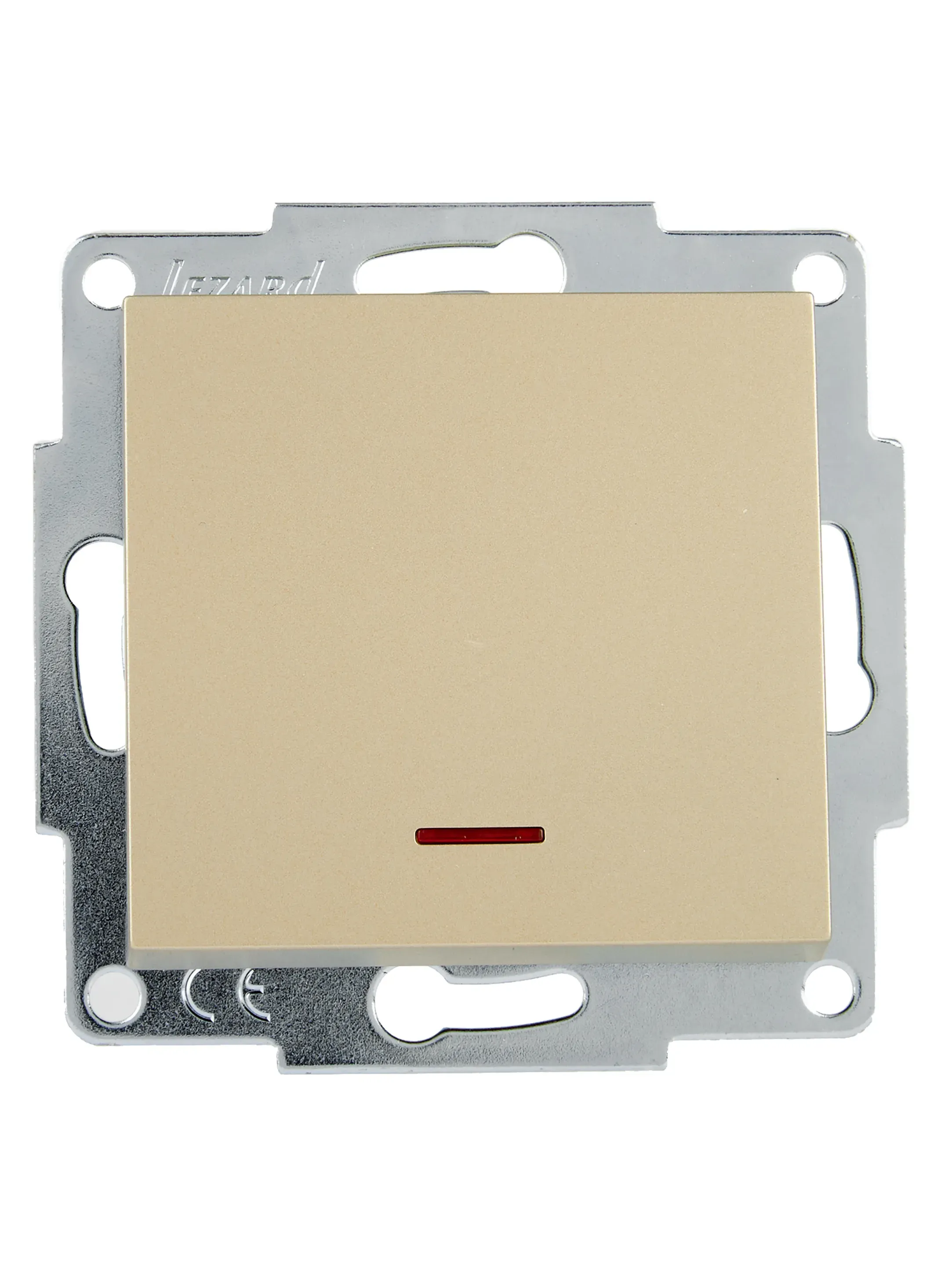 VESNA Выключатель с подсветкой золото Lezard 742-3688-111