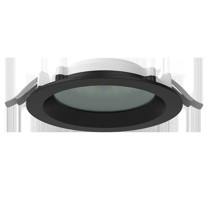 Светильник светодиодный DL-01 Pro 160 мм 25 Вт 4000 К CRI90 176x51 мм IP65/40 RAL9005 черный муар с защитным силикатным стеклом DALI Вартон V1-RF-9R183-10GOD-6502540