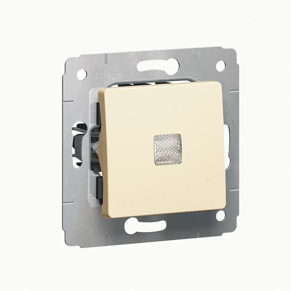 CARIVA Выключатель с подсветкой 10А слоновая кость LEGRAND 695901