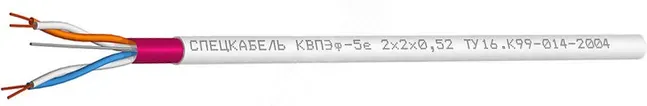 Кабель КВПЭФ-5е 1х2х0.52