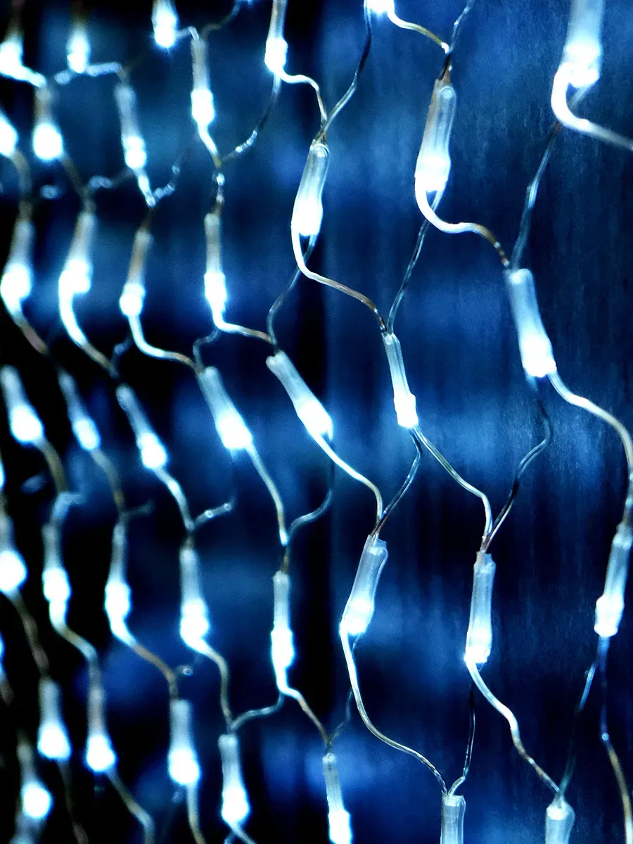 Электрогирлянда Сетка 300LED уличная белая JazzWay 4610003328597