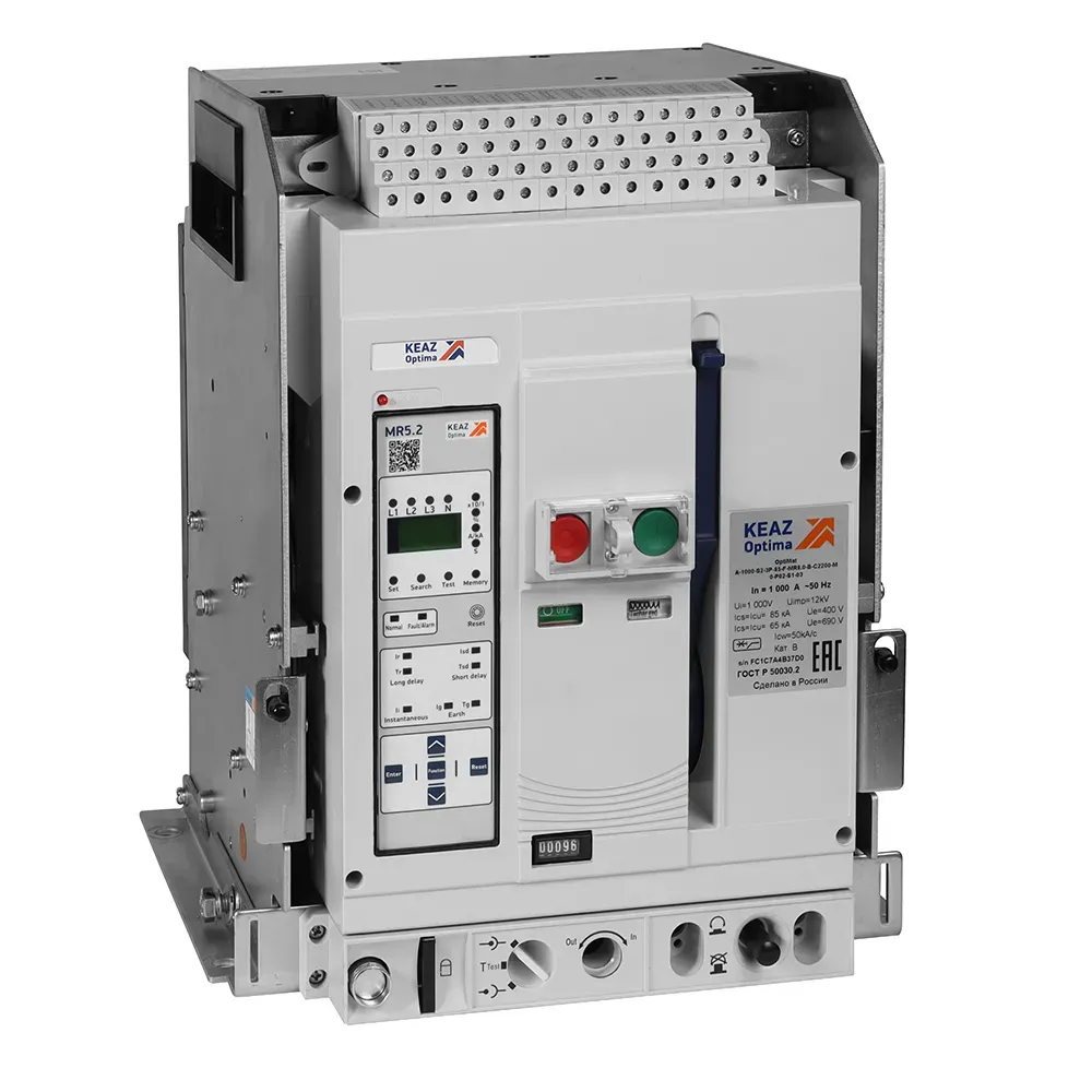 Выключатель автоматический optimat a-1000-s1-3p-50-d-mr5.2-b-c2200-m2-p05-s2-06 КЭАЗ 366228