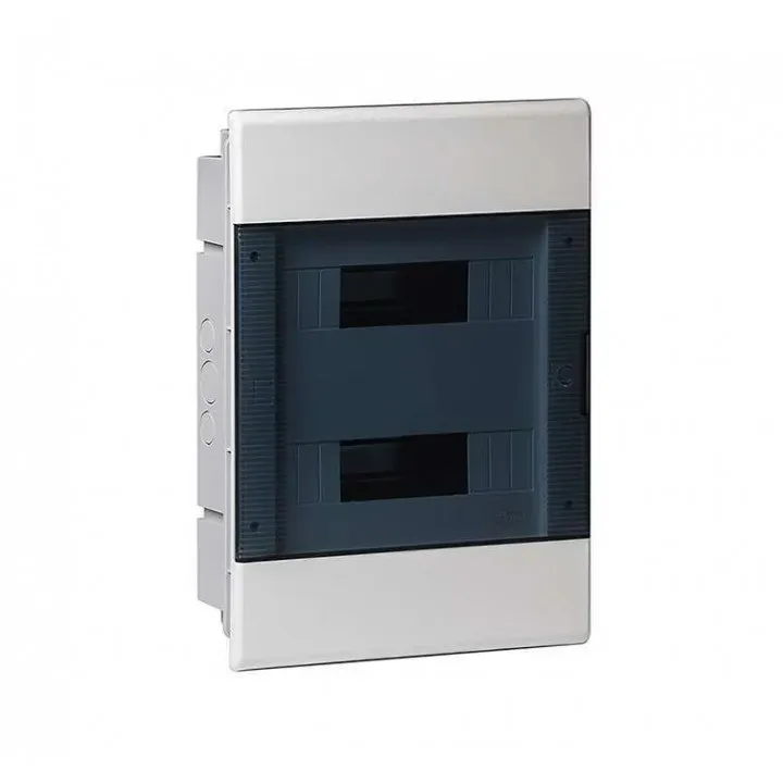 Щит распределительный встраиваемый щрв-п-24м пластиковый с дверью 415х299х103мм серый RUVINIL 68124С