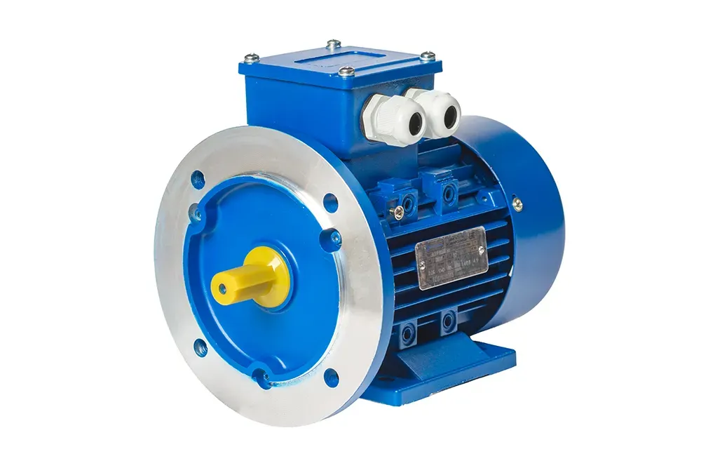 Электродвигатель трехфазный асинхронный АИР 56В4У1 0,18 кВт 1500 об/мин 220/380В IM2081 (B35) IP55 ЭМШ СЗЭМО Х0000012427