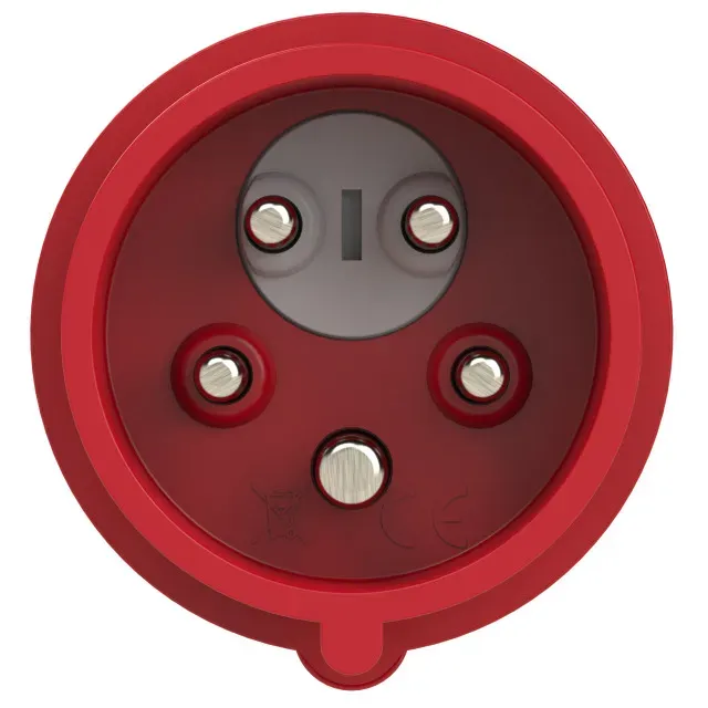 Вилка кабельная фазоинвертор 16A/400V/3P+N+E/IP44/54 GRIP, безвинтовое подключение Вилка-Фазоинвертор кабельный 16A/400V/3P+N+E/IP44/54 GRIP Turbo Twist Alpenbox 00-00027342