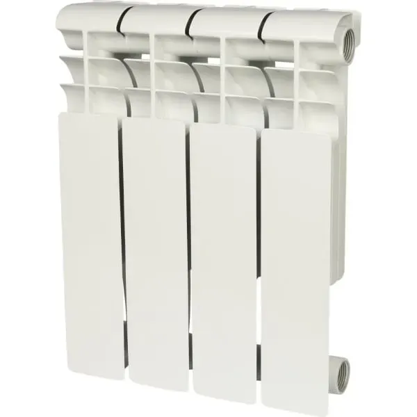 Радиатор алюминиевый секционный 350/80/4 боковое подключение Rommer RG008P1IPGQPJ2