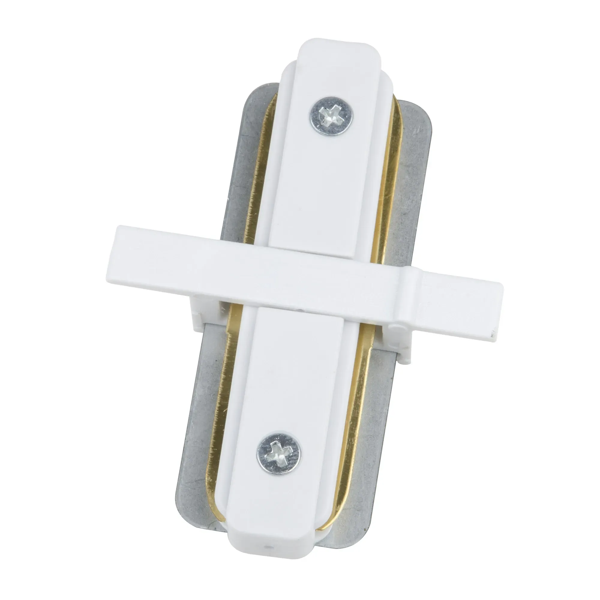Соединитель UBX-Q123 R11 WHITE 1 POLYBAG для 2-х шинопроводов типа R, прямой внутренний. Однофазный белый Uniel ul-00007380