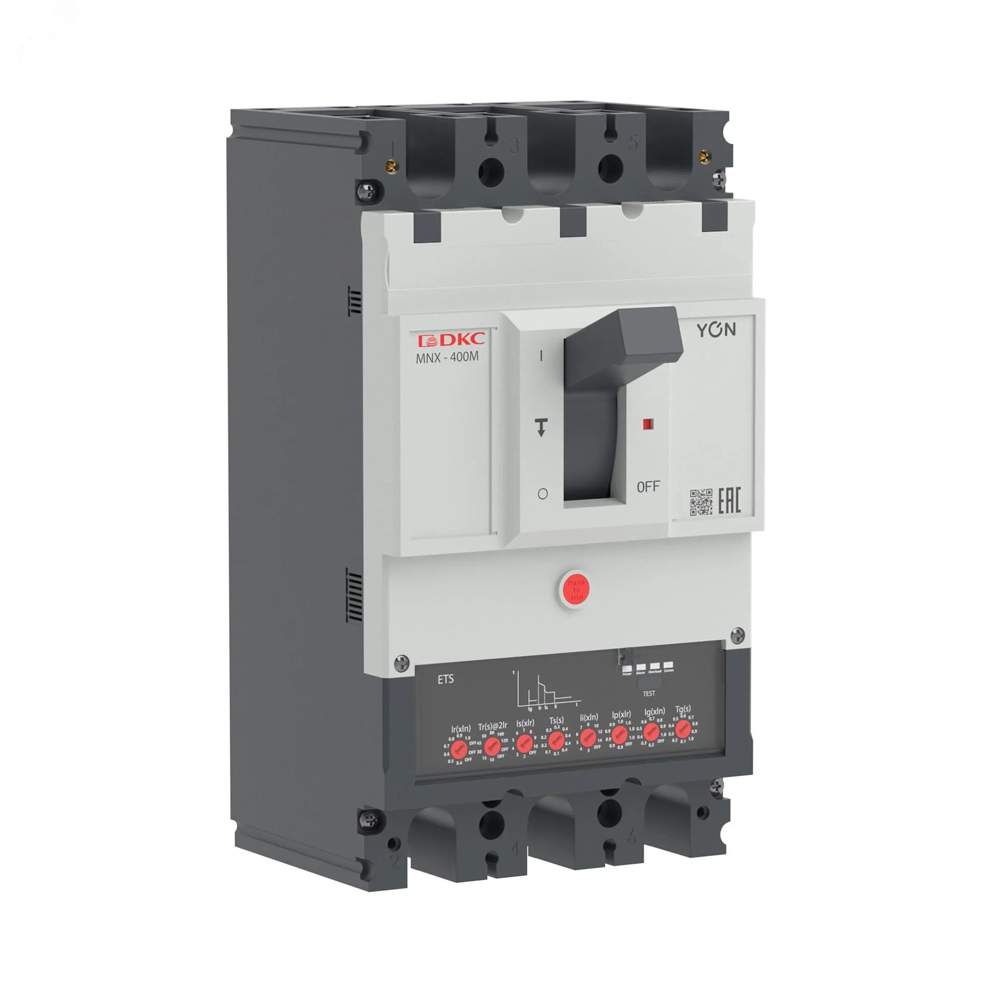 Авт. выкл. yon pro mnx400m 3p 400a 100ka при ac415v расц. ets ДКС MNX400M3PETS0400
