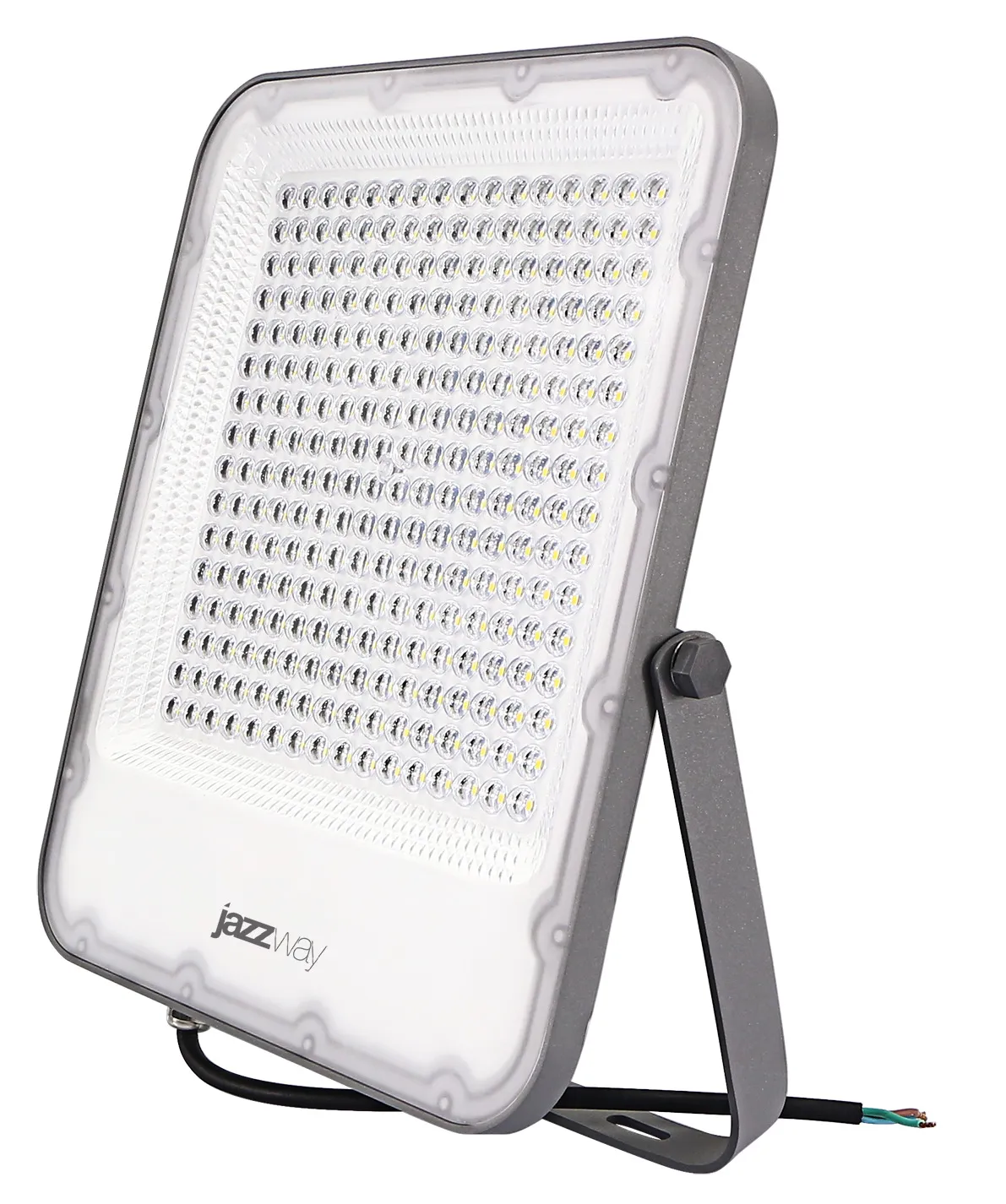 Прожектор светодиодный до-200 вт 22000 лм 6500к ip65 200-240 в led угол светораспределения 80 град. -40.. +50 град.с литой алюминий с антикоррозийным покрытием линзовый модуль JAZZWAY 5036451