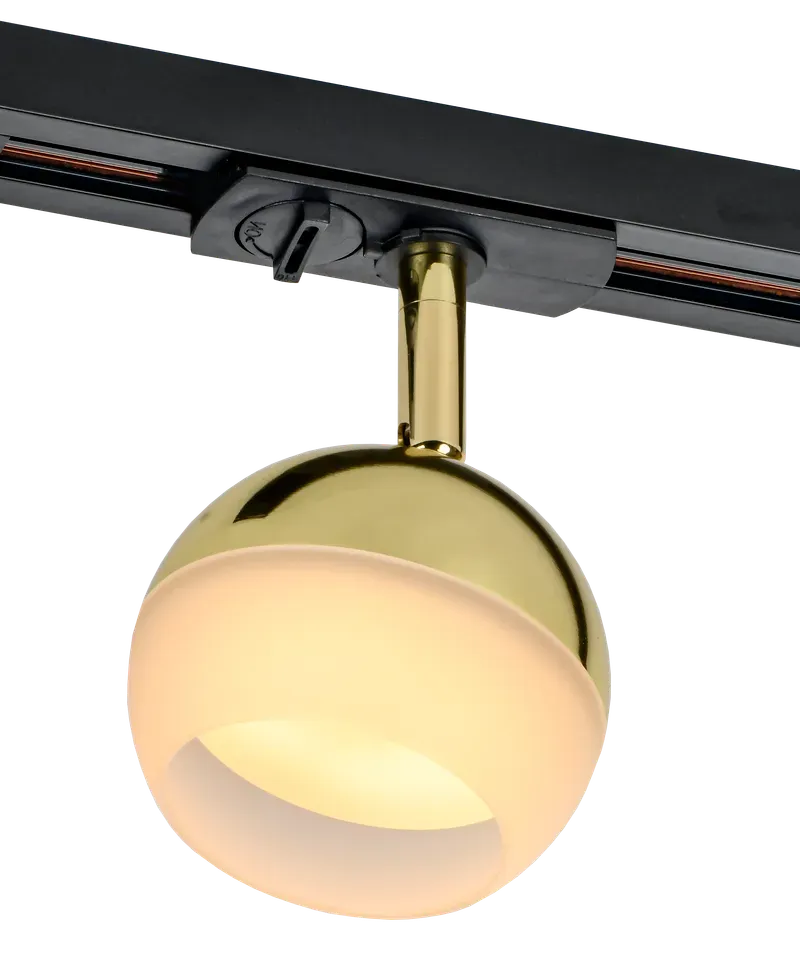 LIGHTING Светильник 4118 декоративный трековый поворотный под лампу GX53 золото IEK IEK LT-USB0-4118-GX53-1-K22