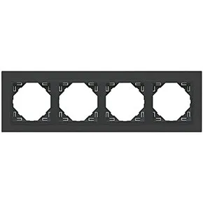 Efapel 90940 TSS 4-х местная рамка, серый/серый Efapel 90940 TSS