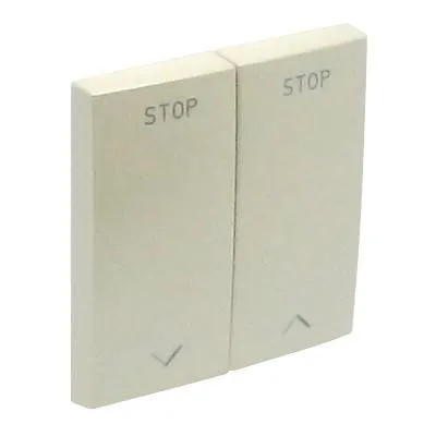 Клавиша для выключателя Efapel Logus90, 45х45 мм (ВхШ), кол-во клавиш: 2, цвет: жемчуг, (90613 TPE) Efapel 90613 TPE