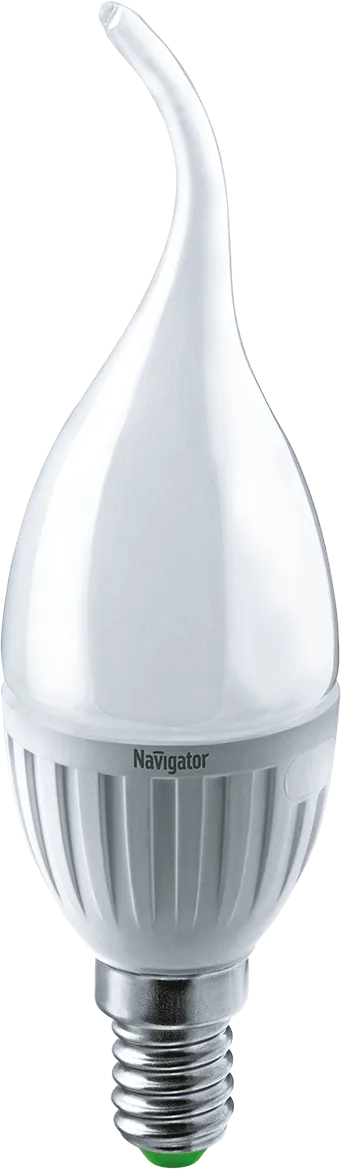 Лампа светодиодная led 5вт e14 теплый матовая свеча на ветру NAVIGATOR GROUP 18961