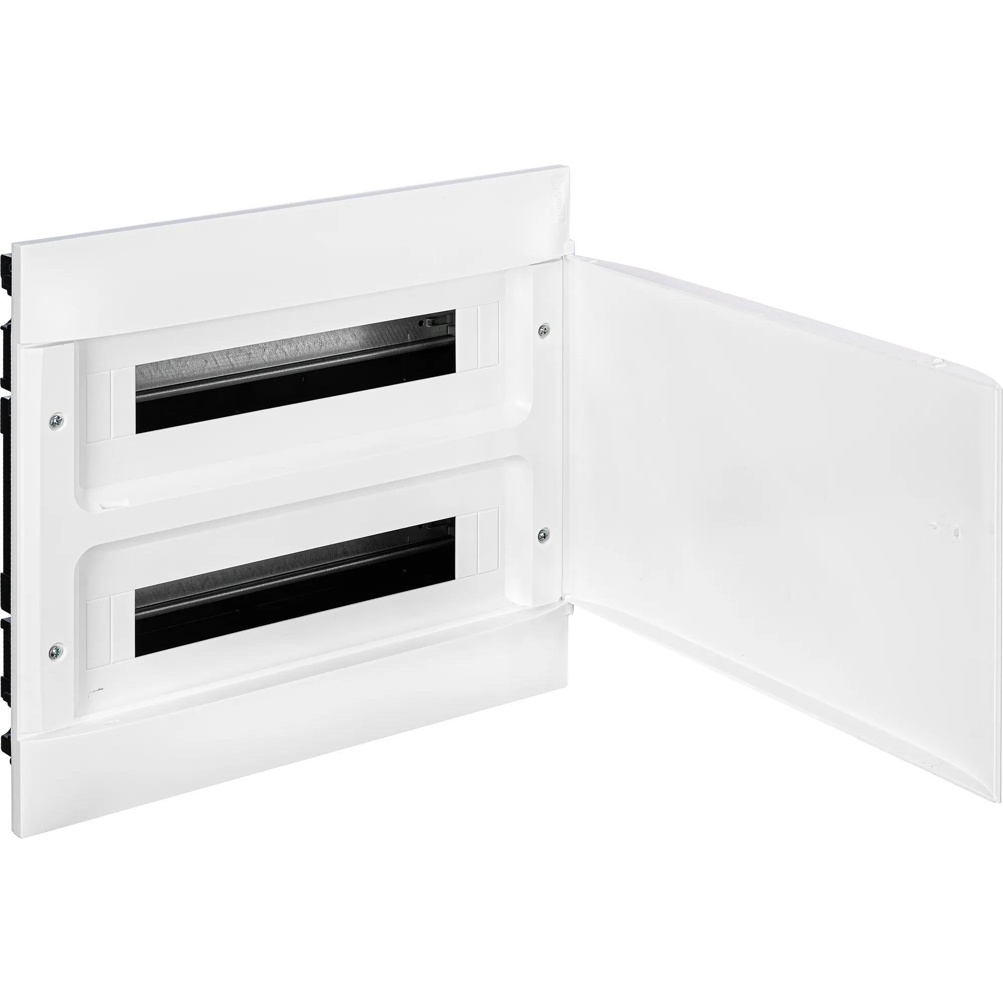 Practibox s пластиковый щиток встраиваемый (щрв-п) 2x18 белая дверь LEGRAND/DACCORD 137547