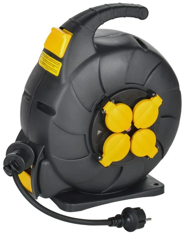 TWIST Катушка УК15 2P+PE/15м 3х1,5мм2 КГ автосм. IP44 IEK IEK TW-KP27-16-04-15-44