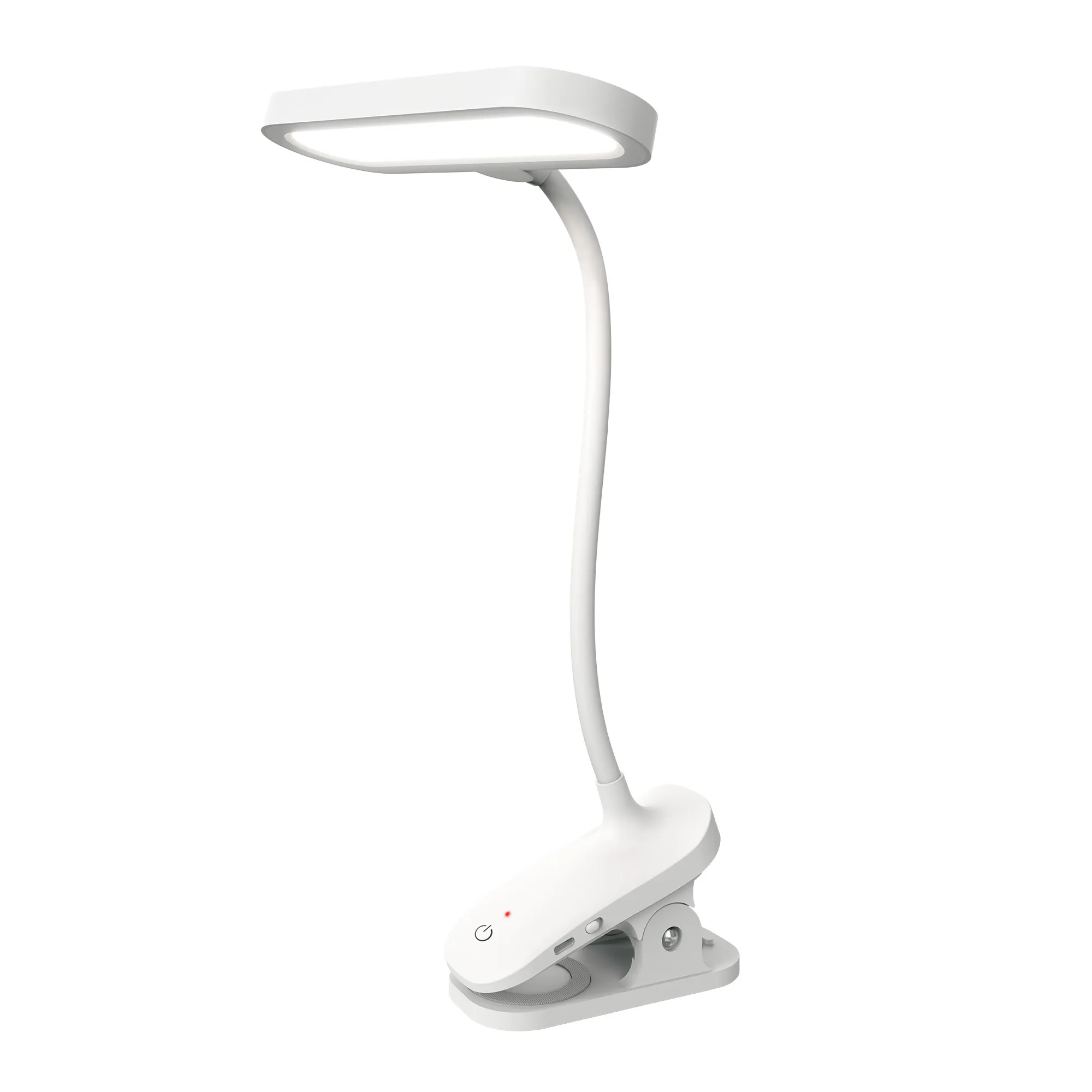 Светильник настольный светодиодный прищепка UЛм-D602 10W/3000-6000K/DIM WHITE Сенсорный выключатель Диммер белый Uniel UL-00011095