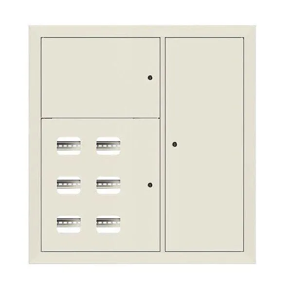 Щит этажный 6 кв. ral9002 (1000х950х160) proxima EKF MB29-V-6-RAL9002