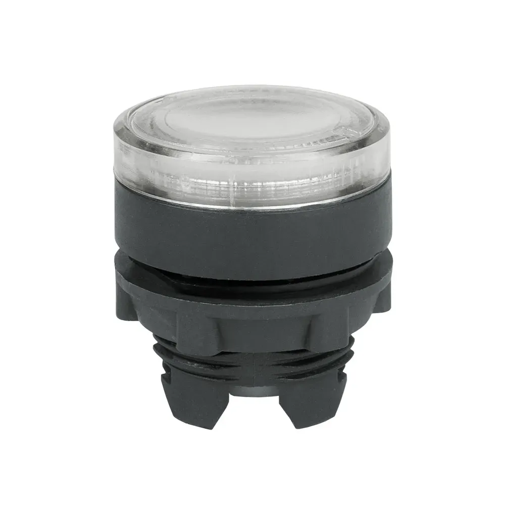 Головка кнопки OptiSignal D22 A5-PL-1 с подсветкой белая пластик ZB5AW313 КЭАЗ Optima (от-ка) 332305