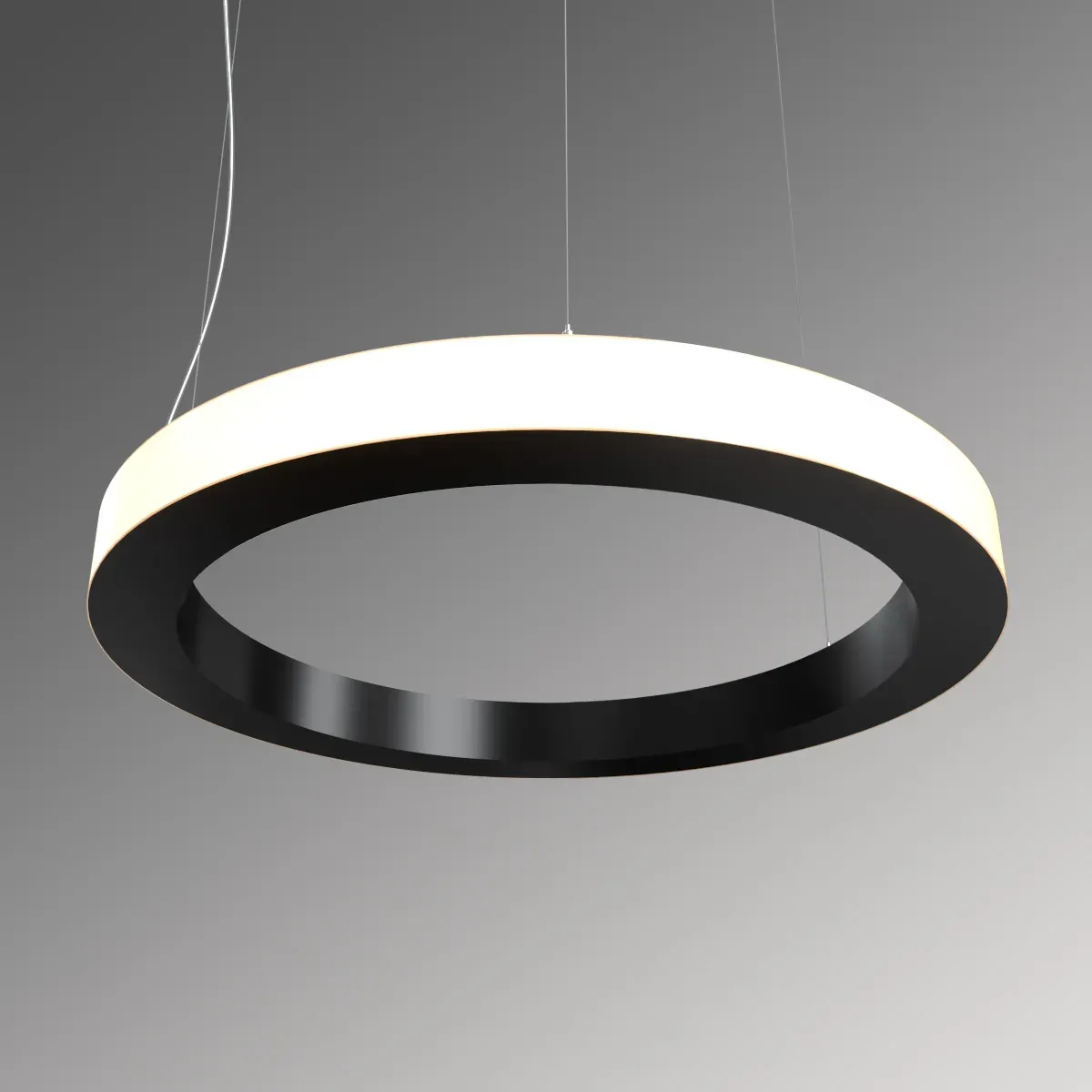 Светильник светодиодный RVE-LBX-RING-OUT-400-P (Кольцо наружу 400х400х50мм S53мм 24Вт Подвесной 4000К Белый) RVElektro RVE00000850