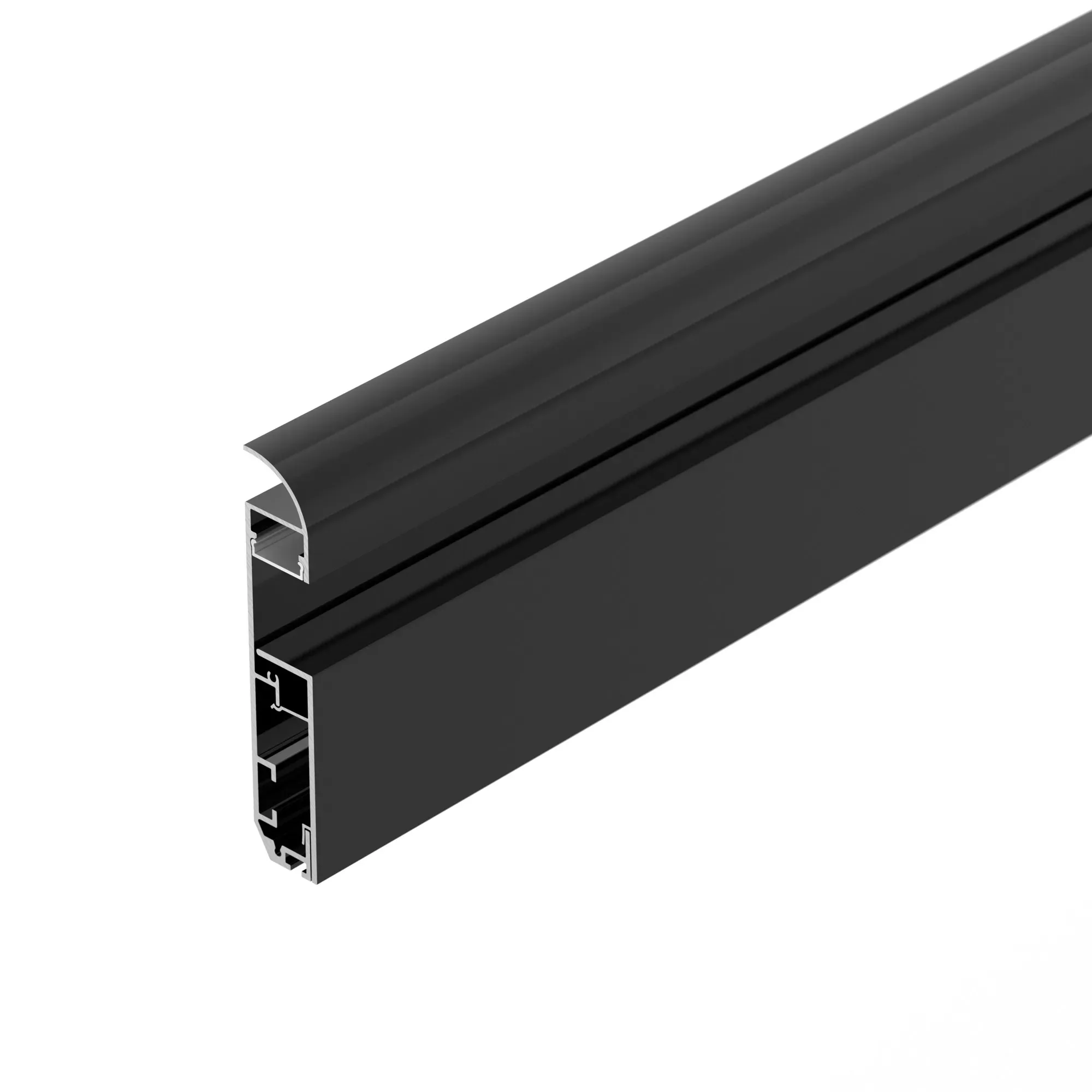 Профиль PLINTUS-H80-2000 BLACK (Arlight, Алюминий) Arlight 045448