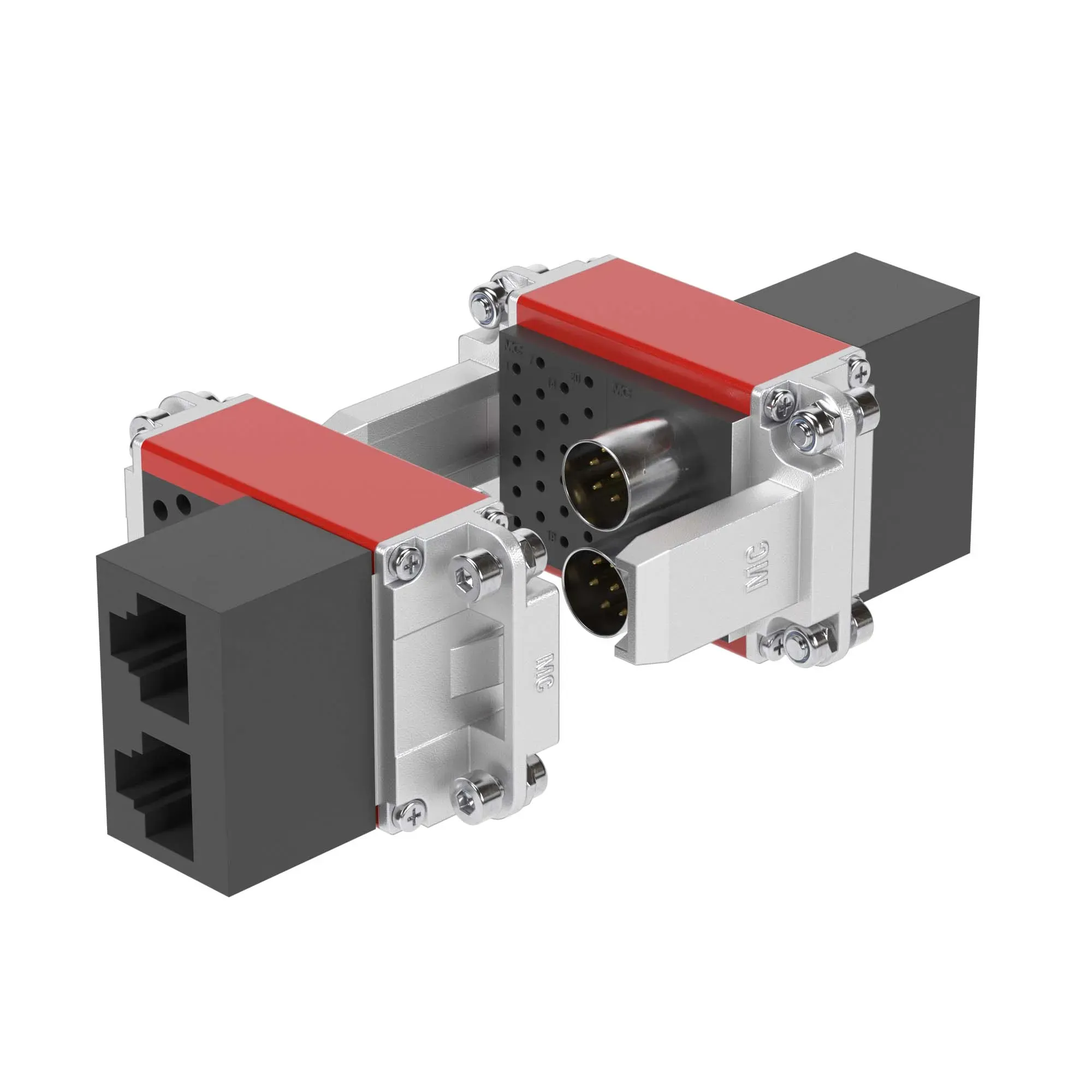 Комплект держателей сигнальных контактов12А,      26pin, 2xRJ45 (без наполнения) DKC R5M2WSCBRJ