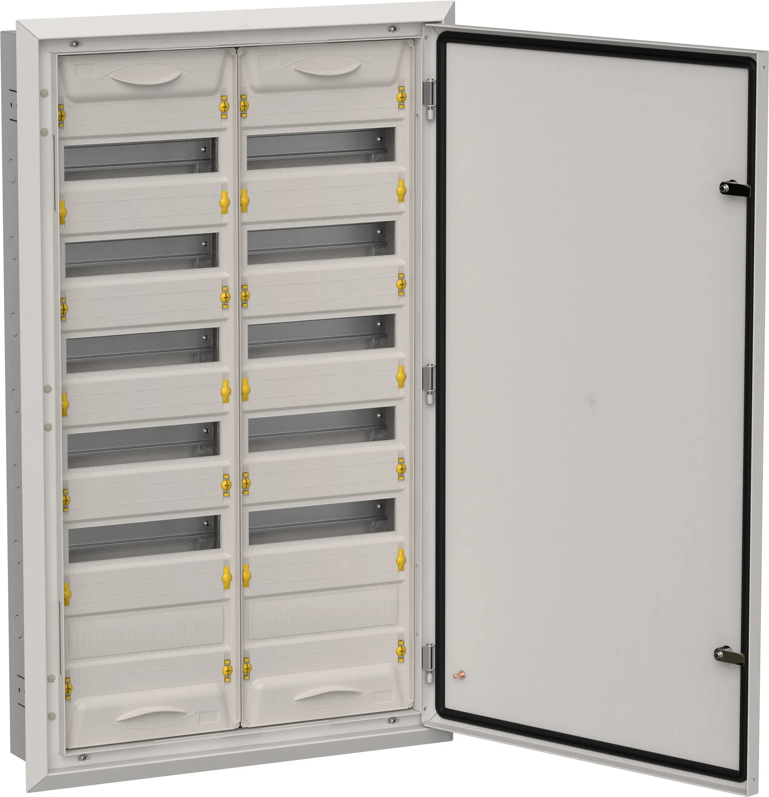 Titan 5 корпус металлический щрв-144 (2х72) 1005х625х130мм ip31 серый (одна дверь) IEK TI5-50-V-2X072-31-7035