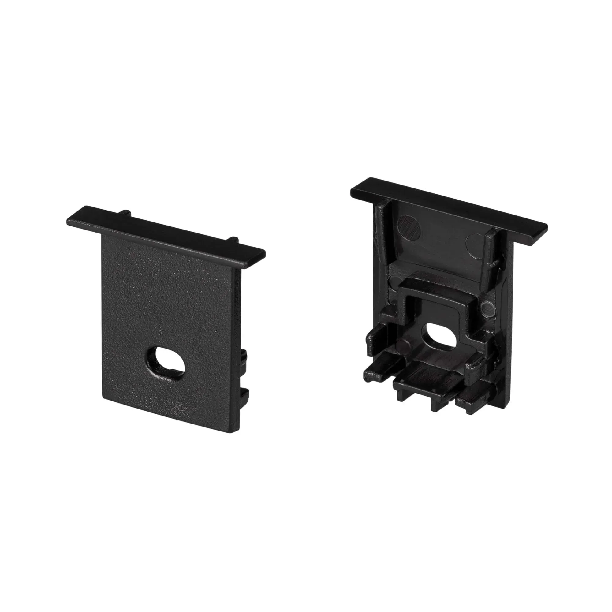 Заглушка SL-COMFORT-1722-F BLACK c отверстием (ARL, Пластик) Arlight 031778