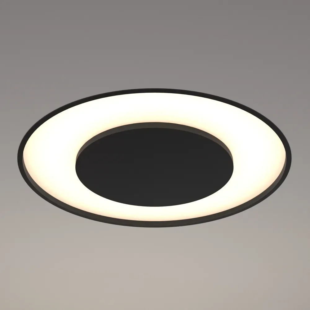 Светильник светодиодный RVE-LBX-Светильник UnitY-300-V (Круг с диском в центре 300х300х100мм 18Вт Встраиваемый 4000К белый) RVElektro RVE00000495