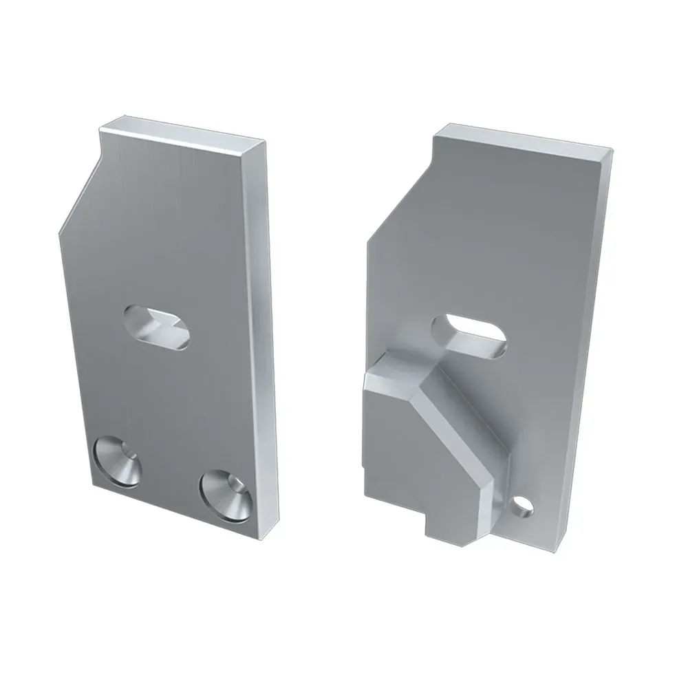 Заглушка для AЛм-GLASS-6 левая с отверстием (ARL, металл) Arlight 026726