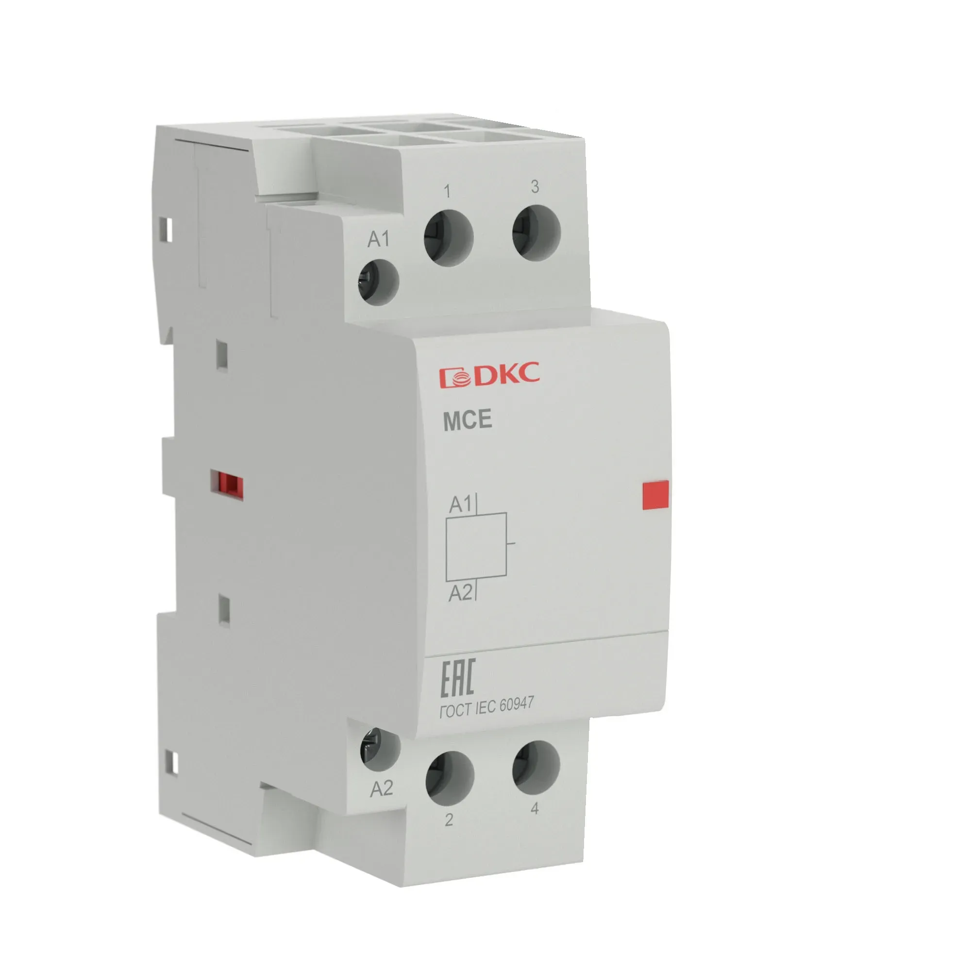 Контактор модульный YON max типа MCE, 2P, 40A, 240В, 2НО DKC MCE-40-20-A240