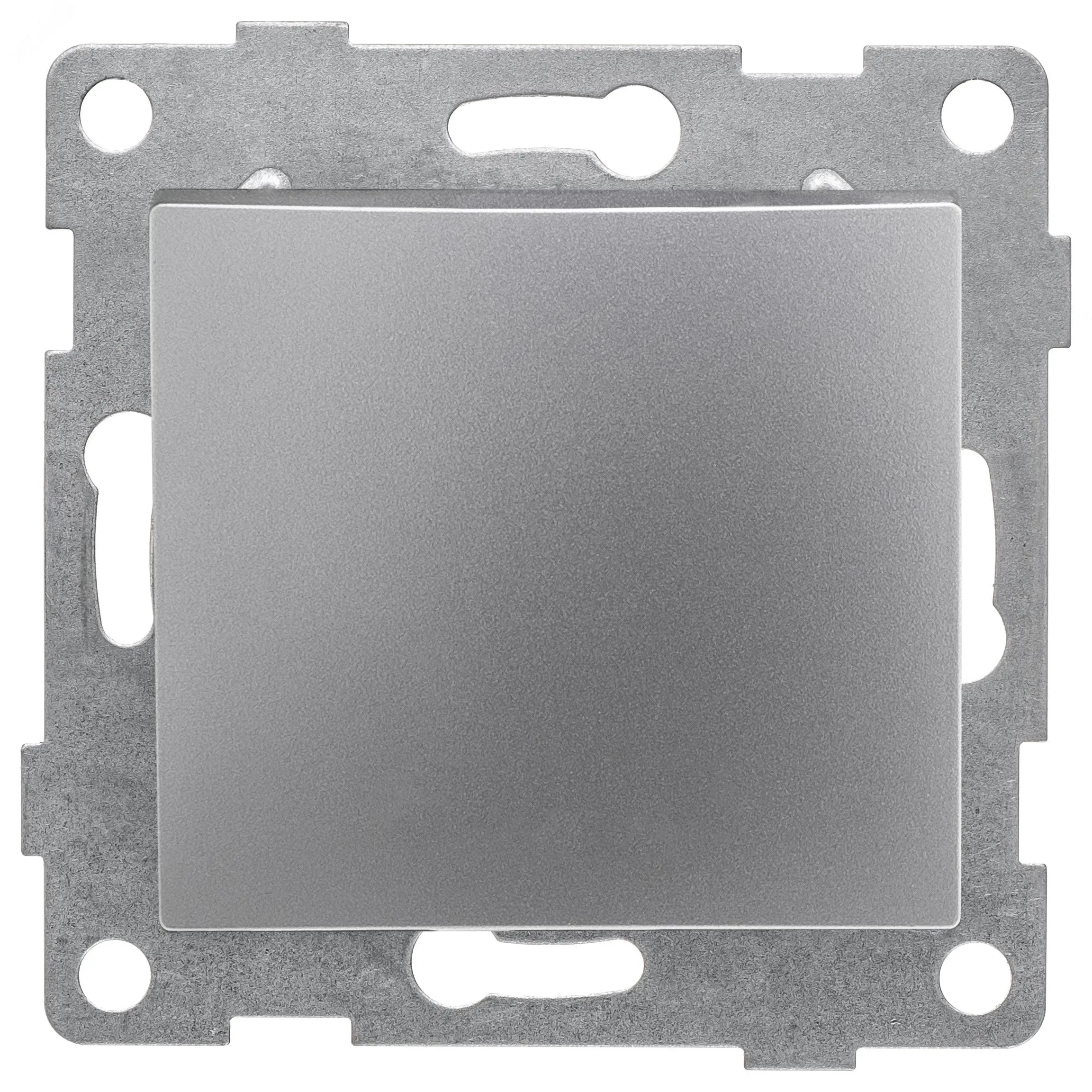 GUSI Bravo механизм выключателя 1кл. 2-х полюсный, скрытая  установка,  10А, 250В. Цвет: серебро. GUSI Electric С10В5-004