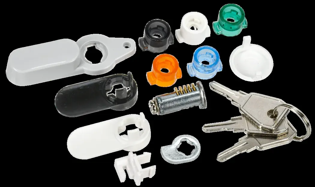 Замок с ключом tekfor IEK TF-KP00D-ZP